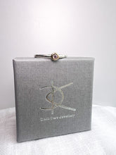 Load image into Gallery viewer, Silver and gold stone set stackers.