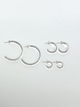 Load image into Gallery viewer, Hammered Hoops in