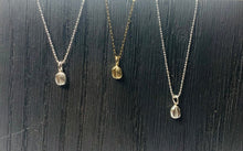Load image into Gallery viewer, Gold Coffee Bean necklace.