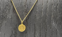 Load image into Gallery viewer, Hammered Coin Necklace