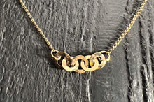 Load image into Gallery viewer, Hand forged gold link chain
