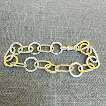 Load image into Gallery viewer, Handcrafted silver chunky bracelet

