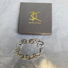 Load image into Gallery viewer, Handcrafted silver chunky bracelet
