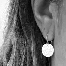 Load image into Gallery viewer, Hammered coin earrings

