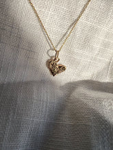 Load image into Gallery viewer, Recycled gold heart pendant
