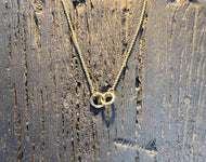 Timeless Hand-Forged Gold Necklace – 9-Carat Gold Links on Recycled Gold Chain