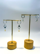 Load image into Gallery viewer, Asymmetrical  Inner Peace citrine earrings
