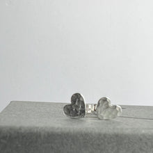 Load image into Gallery viewer, Sterling silver heart studs
