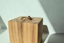 Load image into Gallery viewer, Gold and diamond twig ring
