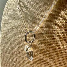 Load image into Gallery viewer, Sterling Silver Paperclip Chain Necklace with Interchangeable Charms
