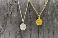 Hammered Coin Necklace