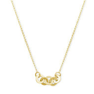 Hand-Forged 9-Carat Gold Five-Link Chain – Adjustable Length